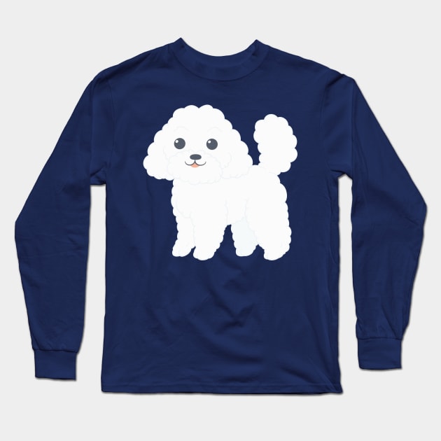 Poodle Long Sleeve T-Shirt by NovaSammy